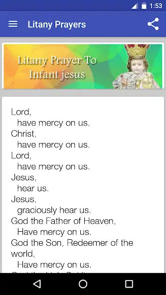 Скачать Infant Jesus Prayers [Полная версия] на Андроид