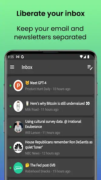 Скачать Newsletters & Substack Reader [Разблокированная версия] на Андроид