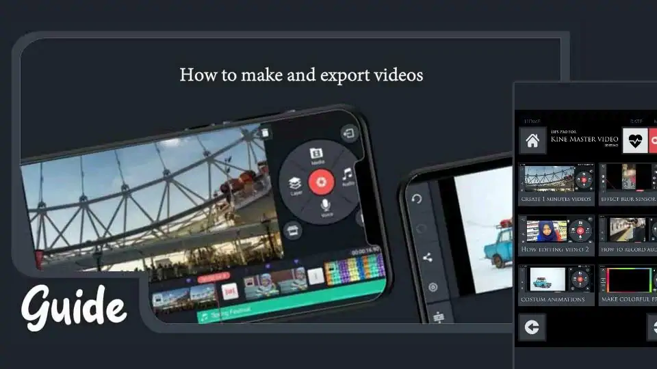 Скачать Guide For Kine master Editing [Премиум версия] на Андроид