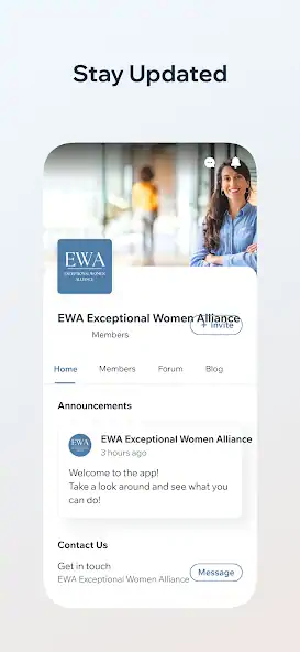 Скачать EWA Exceptional Women Alliance [Премиум версия] на Андроид