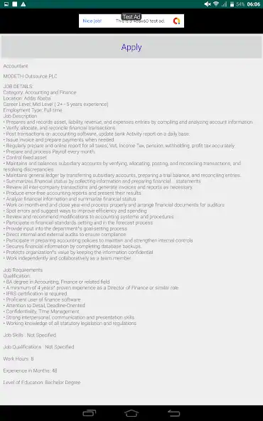 Скачать Ethiopia Jobs [Разблокированная версия] на Андроид
