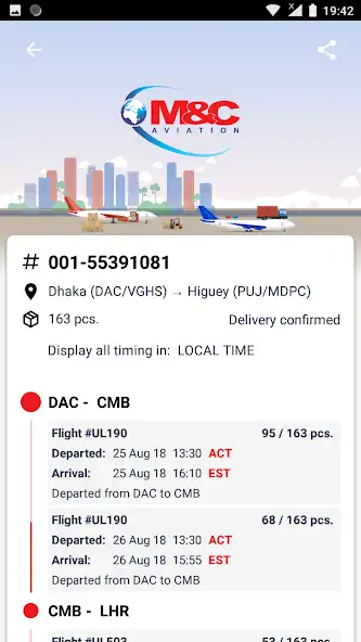 Скачать M&C Cargo Track and Trace [Без рекламы] на Андроид