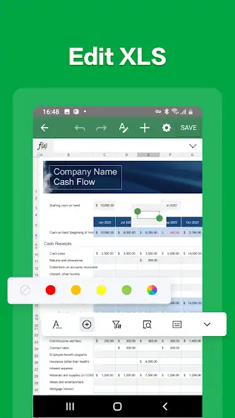 Скачать Spreadsheet Editor:excel,xlsx [Премиум версия] на Андроид