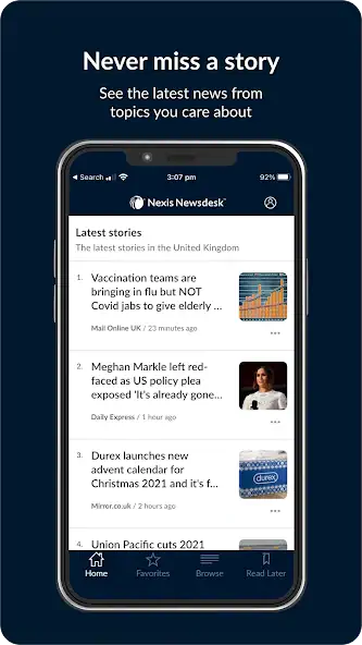 Скачать Nexis Newsdesk® Mobile [Без рекламы] на Андроид