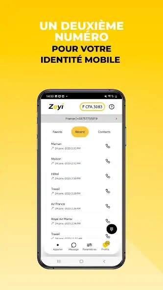 Скачать Zeyi - Numéros virtuels [Полная версия] на Андроид