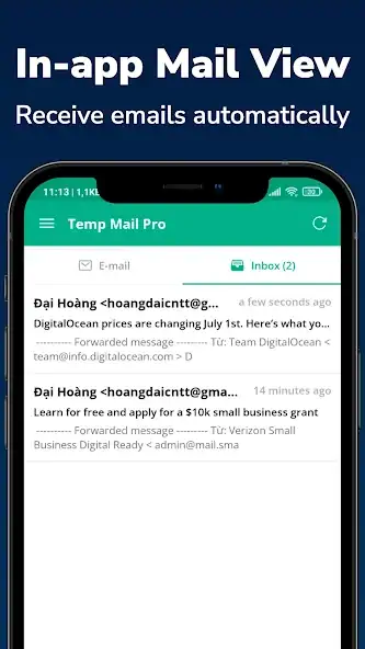 Скачать Temp Mail Pro - Multiple Email [Премиум версия] на Андроид