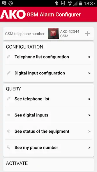 Скачать AKO SMS Alarm Configurer [Премиум версия] на Андроид