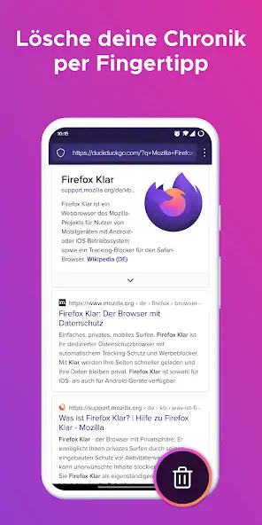 Скачать Firefox Klar Browser [Полная версия] на Андроид