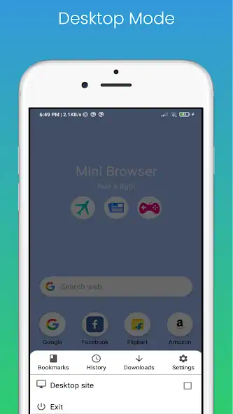 Скачать Mini Browser- Fast Web Browser [Без рекламы] на Андроид
