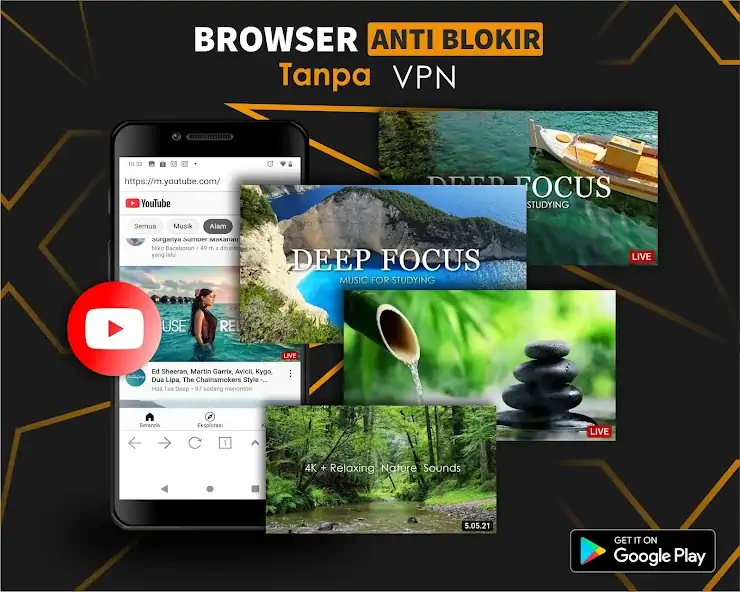 Скачать Browser Anti Blokir - XHub [Полная версия] на Андроид