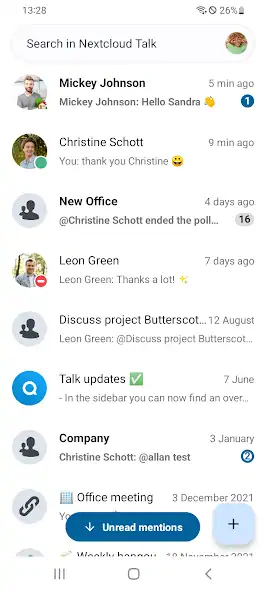 Скачать Nextcloud Talk [Без рекламы] на Андроид