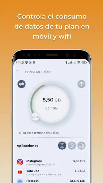Скачать Consumo Datos Móviles [Без рекламы] на Андроид