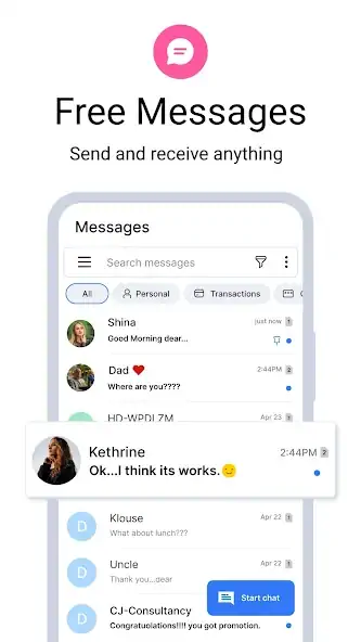 Скачать Messages: Chat & Message App [Премиум версия] на Андроид