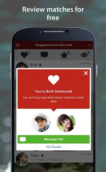 Скачать SingaporeLoveLinks Dating [Без рекламы] на Андроид