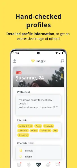 Скачать Snoggle - Chat & Dating App [Разблокированная версия] на Андроид