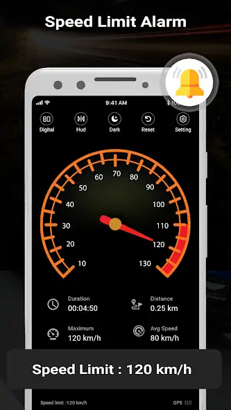 Скачать GPS-спидометр и одометр APP [Полная версия] на Андроид