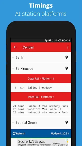 Скачать London Transport Live [Без рекламы] на Андроид