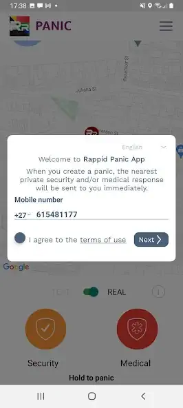 Скачать rAppid Panic App [Без рекламы] на Андроид