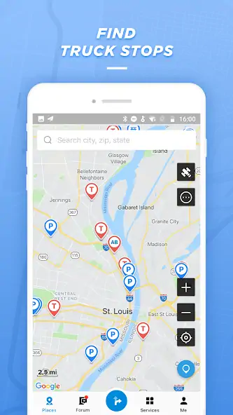 Скачать Trucker Path: Truck GPS & Fuel [Полная версия] на Андроид