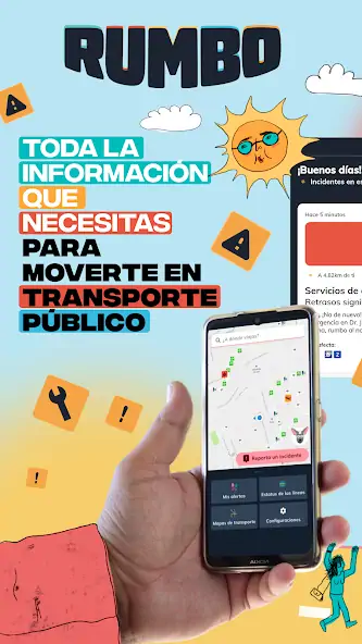 Скачать Rumbo - App transporte público [Полная версия] на Андроид