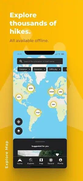 Скачать HiiKER: The Hiking Maps App [Полная версия] на Андроид