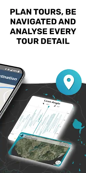 Скачать Motobit Motorcycle tours & GPS [Полная версия] на Андроид