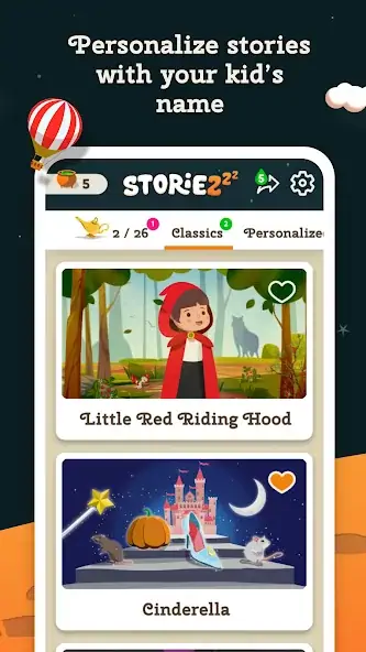 Скачать Storiezzz: Personalized tales [Без рекламы] на Андроид