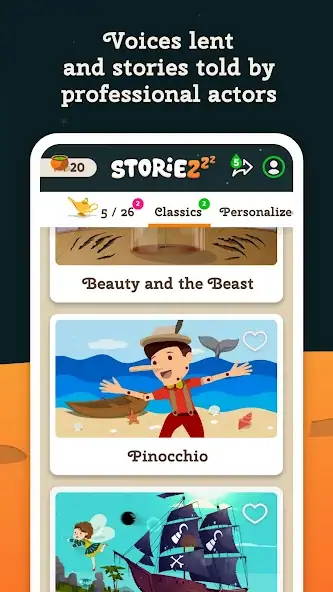 Скачать Storiezzz: Personalized tales [Без рекламы] на Андроид