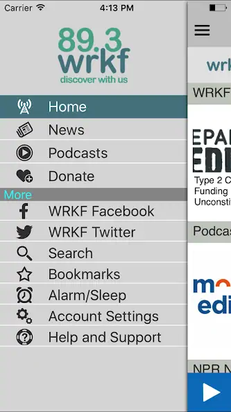 Скачать WRKF Public Radio App [Премиум версия] на Андроид