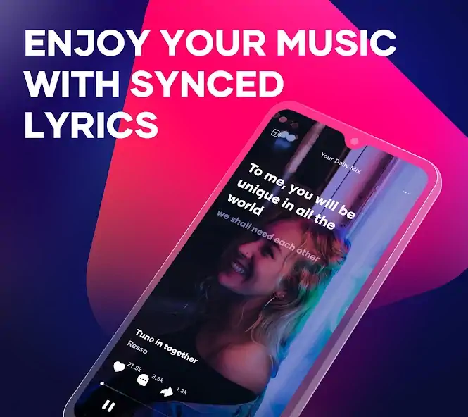 Скачать Resso Music - Songs & Lyrics [Разблокированная версия] на Андроид