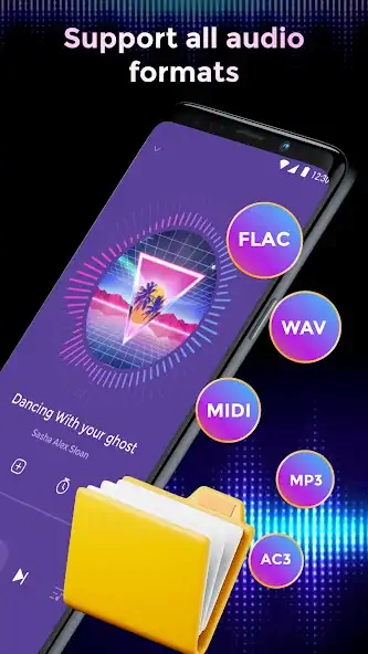 Скачать Offline Music Mp3 Player- Muso [Разблокированная версия] на Андроид