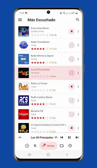 Скачать Radios Ecuador Online Emisoras [Разблокированная версия] на Андроид
