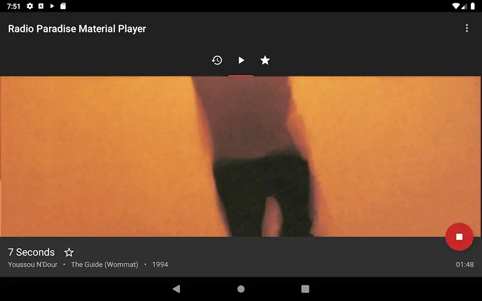 Скачать Radio Paradise Material Player [Без рекламы] на Андроид
