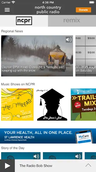 Скачать NCPR Public Radio App [Разблокированная версия] на Андроид