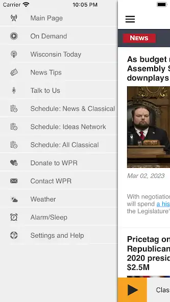 Скачать Wisconsin Public Radio App [Разблокированная версия] на Андроид