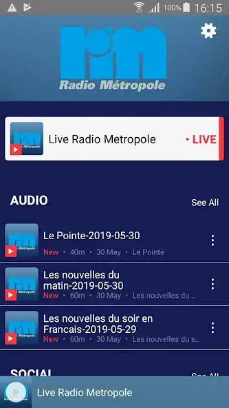 Скачать Radio Métropole [Полная версия] на Андроид