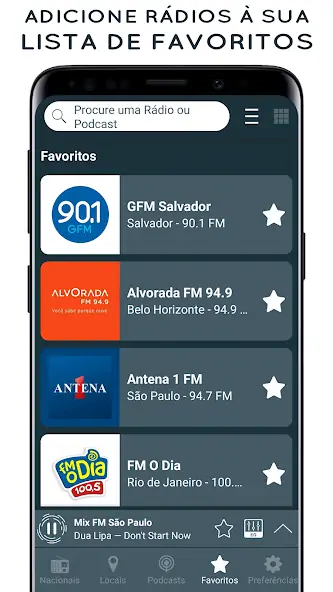 Скачать Radio Brasil- Rádio FM ao vivo [Без рекламы] на Андроид