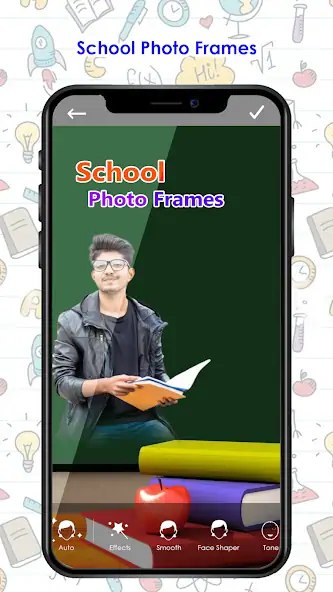 Скачать School Photo Editor & Frames [Без рекламы] на Андроид