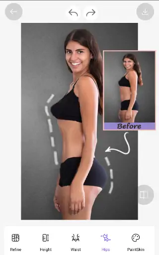 Скачать Slim Editor,Body Shape Editor [Без рекламы] на Андроид