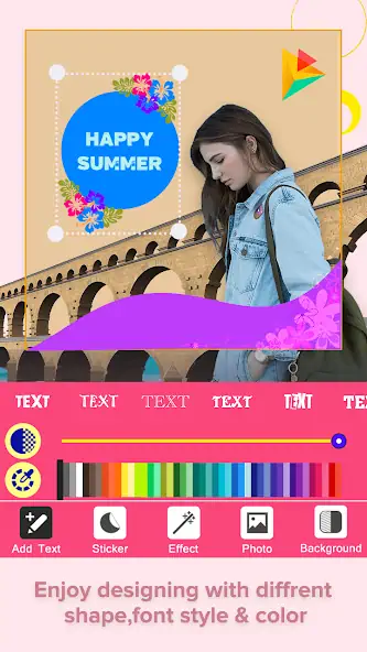 Скачать Poster Maker With Name & Image [Премиум версия] на Андроид
