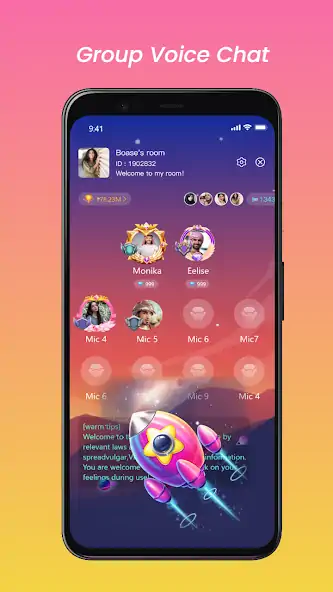 Скачать DreamChat - Group Voice Chat [Премиум версия] на Андроид