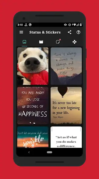 Скачать Status, Sticker Saver [Полная версия] на Андроид