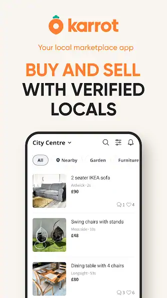 Скачать Karrot: Buy & sell locally [Премиум версия] на Андроид