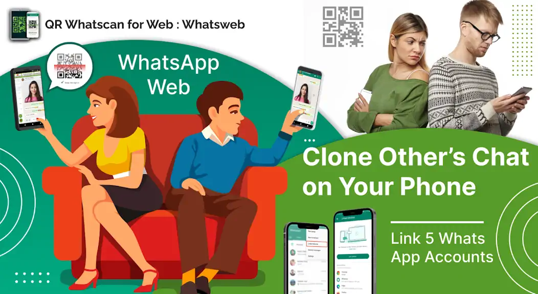Скачать QR Whatscan for Web : Whatsweb [Без рекламы] на Андроид