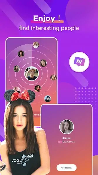 Скачать Tigo - Live Video Chat&More [Разблокированная версия] на Андроид