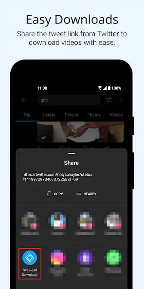 Скачать Video Downloader for Twitter [Без рекламы] на Андроид