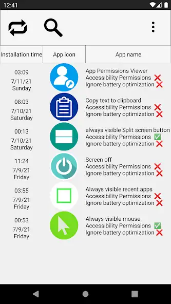 Скачать Accessibility Permissions View [Без рекламы] на Андроид