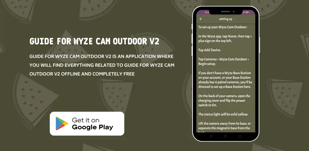 Скачать Wyze Camera Outdoor v2 Guide [Разблокированная версия] на Андроид