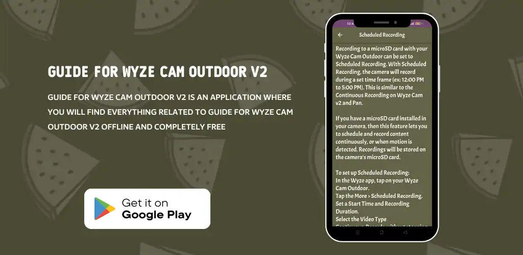 Скачать Wyze Camera Outdoor v2 Guide [Разблокированная версия] на Андроид