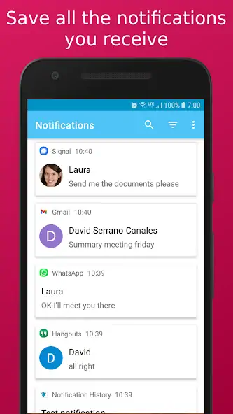 Скачать Notification History [Разблокированная версия] на Андроид